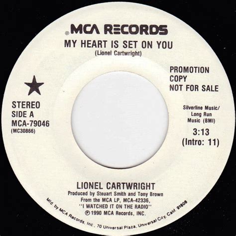 My Heart Is Set on You by Lionel Cartwright 